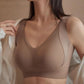 🎁Koop 1, krijg 2 gratis, 💕Geribbelde zijden push-up bh voor dames zonder stalen ring, verstelbaar🌸
