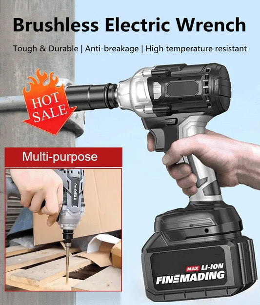 💥🔧 Hot Sale! Borstelloze elektrische moersleutel voor ultiem vermogen en precisie