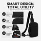 🎒 Anti-diefstal-schoudertas 2.0 – slim ontwerp, veilig en perfect voor op reis.