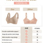 🎁Koop 1, krijg 2 gratis, 💕Geribbelde zijden push-up bh voor dames zonder stalen ring, verstelbaar🌸