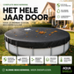Waterdicht zeil voor bovengrondse zwembaden van 210D Oxford-stof
