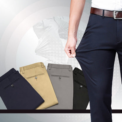 【🔥Laagste prijs van de dag】Klassieke broek met hoge elasticiteit voor heren