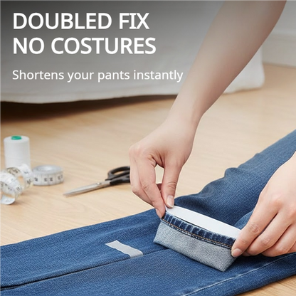 Wasbare kleefband voor broekspijpen