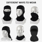 2-in-1 camouflage vissershoed en masker nek wrap