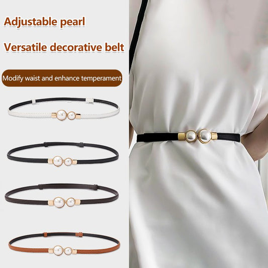 Verstelbare veelzijdige decoratieve riem met parels