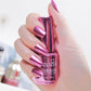 Glamoureuze metallic spiegelende nagellak uit 2026