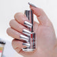 Glamoureuze metallic spiegelende nagellak uit 2026