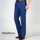 💥Uitverkoop 50% korting⏳Rechte Pasvorm Stretch Jeans Met Hoge Taille Voor Mannen🔥