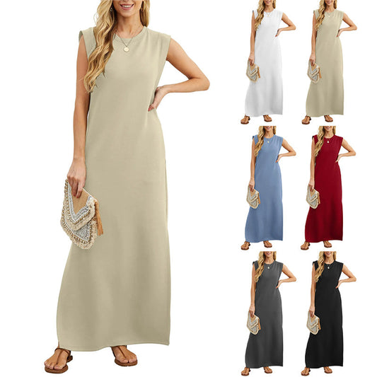 💞Split Hem Casual Vrouwen Kreukvrije Jurken