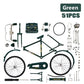 🔥Laatste dag-BESPAAR 48% UIT🔥-DIY Fiets Model Schaal