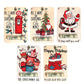 Kerstkaart Portemonnee Versiering voor contante geschenken