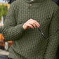 🔥LAATSTE DAG UITVERKOOP 49% KORTING🔥 Heren trui met textuur en opstaande kraag