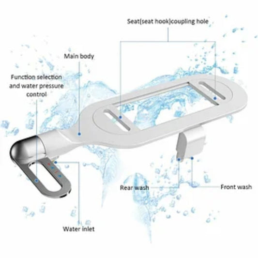 Badkamer Niet-elektrisch bidet met dubbele sproeikop Toiletreiniger Bidet Hygiënisch zelfreinigend bidet