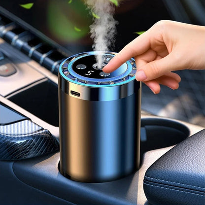 🚗Zomeruitverkoop - 55% KORTING🔥Slimme autodiffuser-set met licht- en verstuivingsmodi