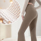 Strakke sneldrogende hoge taille yoga broek met flared pijpen