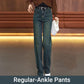 Dames Veelzijdige Losse Rechte Jeans