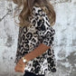 🎉Dames Stretch T-shirt met Luipaardprint en Ronde Hals