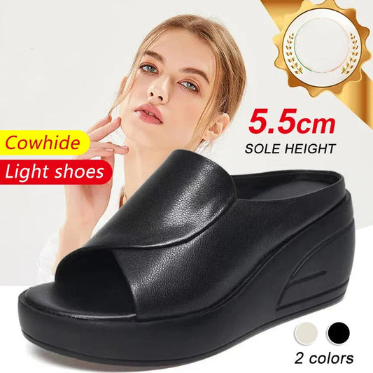 🌸Speciale prijs🌸Effen kleur schuine hak 5. 5cm sandaal vrouwen