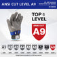 🧤⚔️ 50% KORTING! Alsof je een onverwoestbaar harnas van 316L-staal om je handen trekt dat het scherpste mes laat afketsen! Snijbestendig niveau A9 – vlees, vis, oesters, jij snijdt, het staal beschermt.