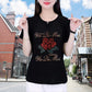 Dames Casual T-shirt met Ronde Hals en Korte Mouwen