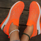 Rhinestone Slip-on Casual Mesh Fabric Sneakers Voor Vrouwen