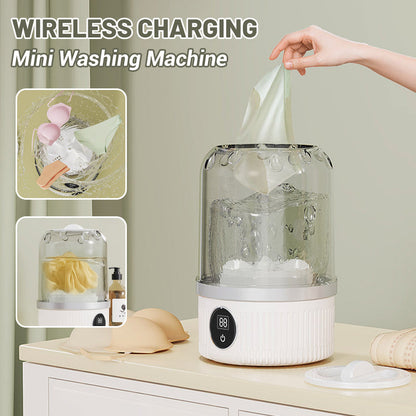 🎁Maak je handen vrij🥰Draadloze oplaadbare miniwasmachine