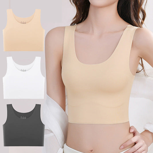 Dames Effen Kleur Naadloze Comfort BH