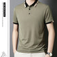 🔥Vandaag 48% korting🔥Men's Stretch Ice Silk Short Sleeve Lapel T-shirt