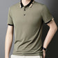 🔥Vandaag 48% korting🔥Men's Stretch Ice Silk Short Sleeve Lapel T-shirt