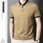 🔥Vandaag 48% korting🔥Men's Stretch Ice Silk Short Sleeve Lapel T-shirt