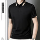🔥Vandaag 48% korting🔥Men's Stretch Ice Silk Short Sleeve Lapel T-shirt