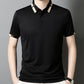 🔥Vandaag 48% korting🔥Men's Stretch Ice Silk Short Sleeve Lapel T-shirt