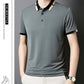 🔥Vandaag 48% korting🔥Men's Stretch Ice Silk Short Sleeve Lapel T-shirt