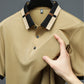 🔥Vandaag 48% korting🔥Men's Stretch Ice Silk Short Sleeve Lapel T-shirt
