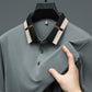 🔥Vandaag 48% korting🔥Men's Stretch Ice Silk Short Sleeve Lapel T-shirt