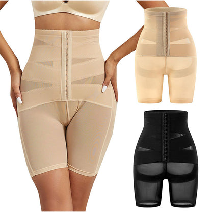 Verstevigde Shapewear broek met knoopsluiting