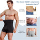 Compressieshorts voor heren - Hoge taille, buikcontrole en zweetafvoerend