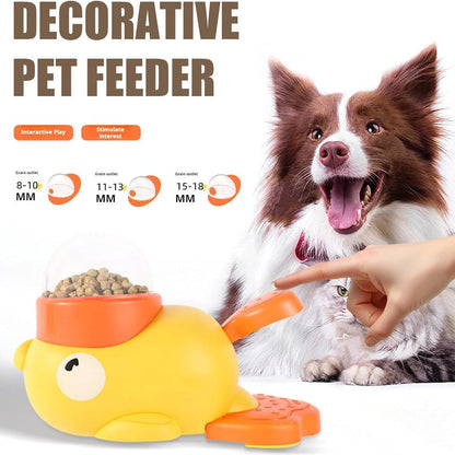 🔥2-in-1 Interactief Hond Puzzel Speelgoed & Langzaam Voerbak🔥