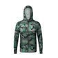 Outdoor zonnebescherming Camouflage Hooded Lange Mouw Full-Zip Jacket