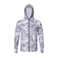 Outdoor zonnebescherming Camouflage Hooded Lange Mouw Full-Zip Jacket