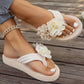 Antislip Strandslippers met Bloemendetails voor Dames