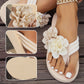 Antislip Strandslippers met Bloemendetails voor Dames