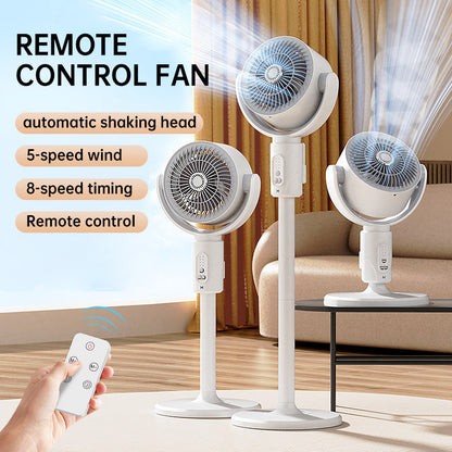 Ventilator met Automatische Oscillerende Verstelbare Hoogte en Afstandsbediening-Desktop, Staand, Op De Vloer