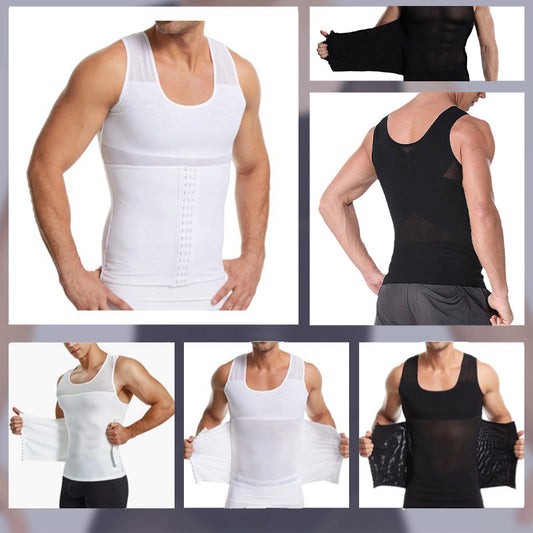 Afslankend vest van mesh voor here