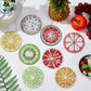DIY-set voor het maken van onderzetters met strass-steentjes en houde