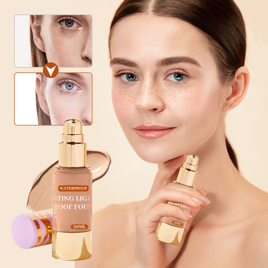 💜LAATSTE DAG - KOOP 1 KRIJG 1 GRATIS💜Matte, langhoudende, lichtgewicht, waterproof foundation