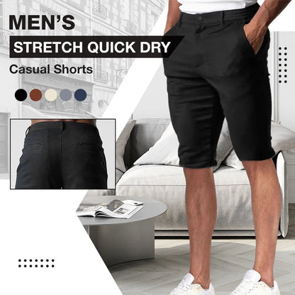 Heren stretch sneldrogende casual korte broe