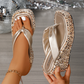 ⏳Begrenzte Zeit 50% Rabatt💥Damen Flip-Flops mit dicken Sohlen und Pailletten