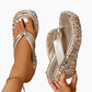 ⏳Begrenzte Zeit 50% Rabatt💥Damen Flip-Flops mit dicken Sohlen und Pailletten