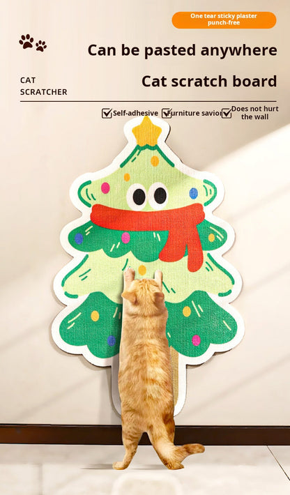 🐾 Wandgemonteerde Krabmat voor Katten💕